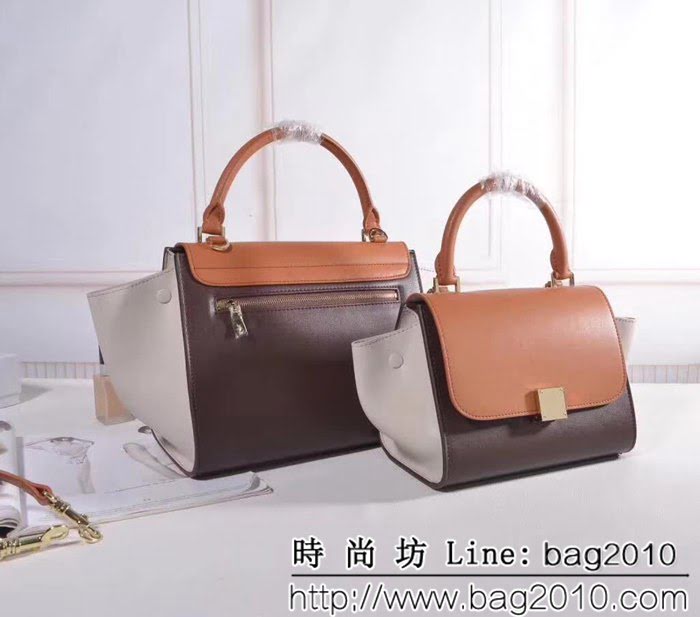 CELINE賽琳原單 經典拼色千秋包 可單肩斜挎 大小號7823 SL1913